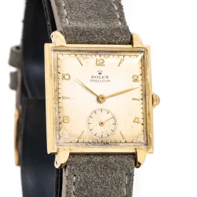 1945 Vintage Rolex Precision Chronometer "Modele Depose" Ref. 4330 Watch in Solid 18k Yellow (# 14851)