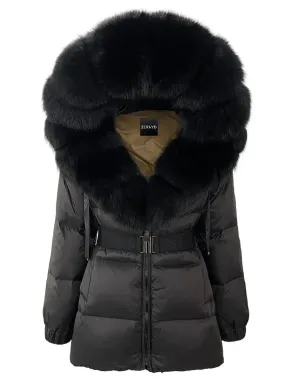 CENTRO Hooded Down Jacket