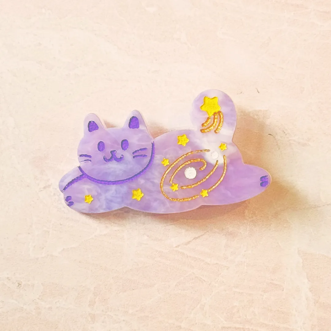 Flying Cat Hair Clip