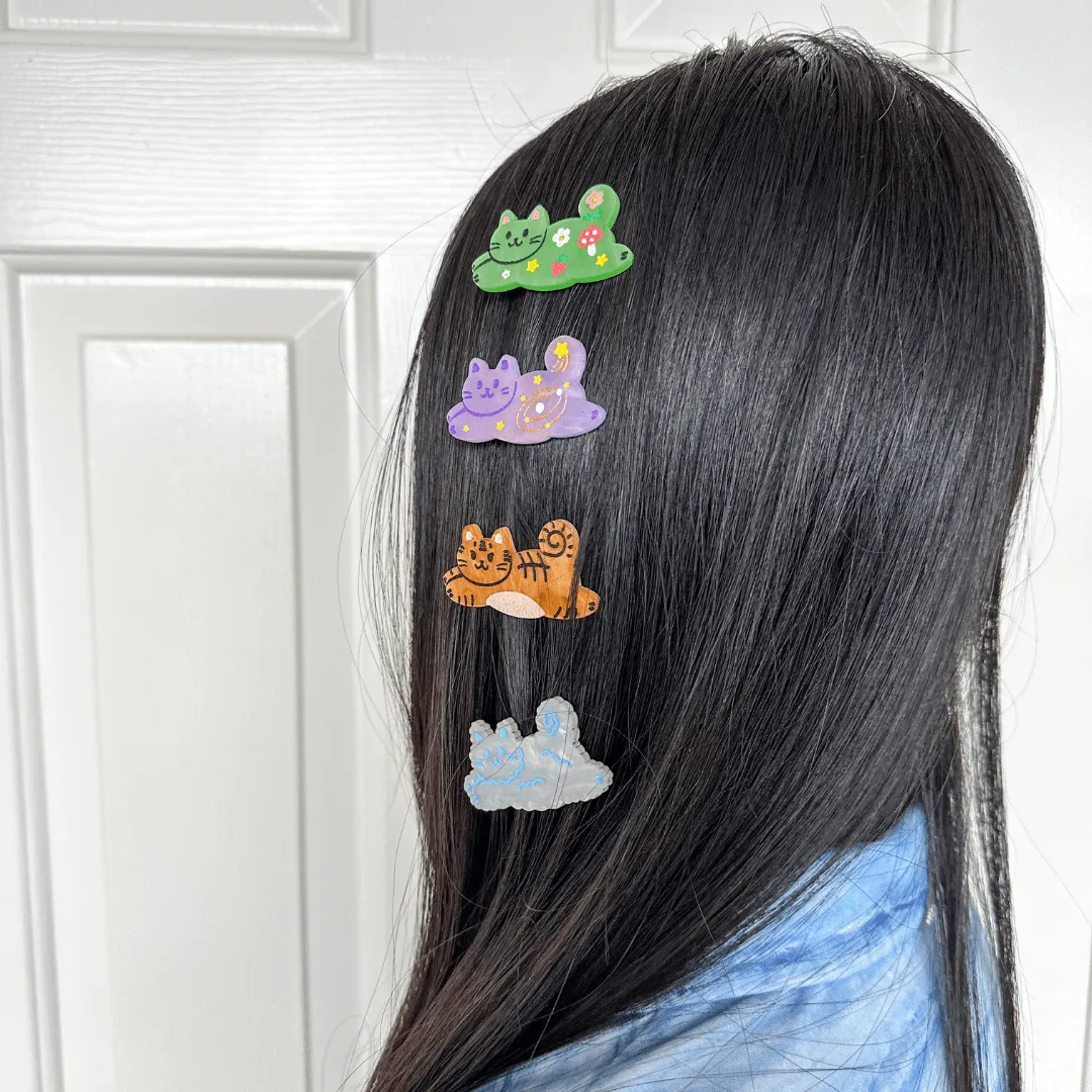 Flying Cat Hair Clip