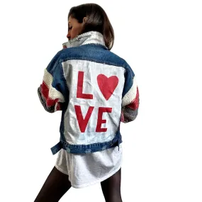 'HEARTED' DENIM JACKET