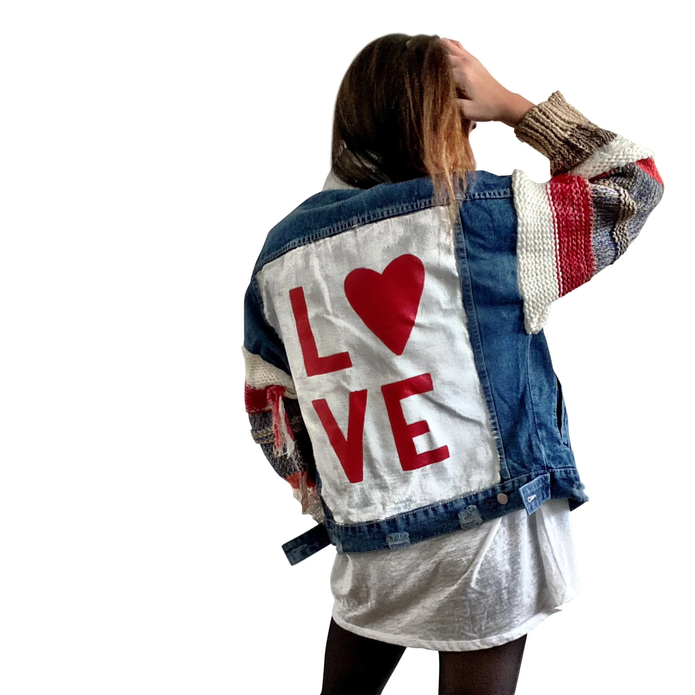 'HEARTED' DENIM JACKET