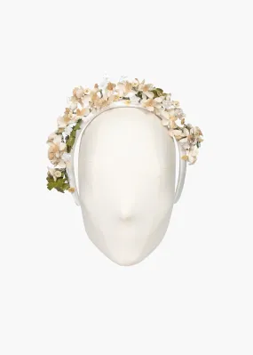 Jennifer Behr x New York Vintage Elena Headband -- Cream