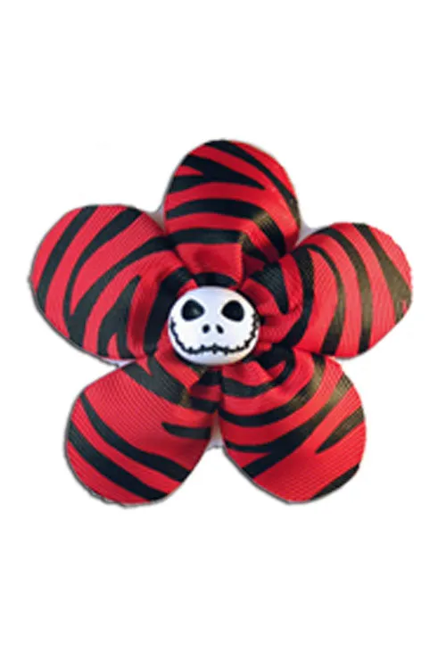 Krazy Daisy in Red Tiger Print