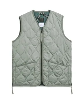 MILITARY W-ZIP V NECK DOWN VEST