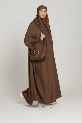 One Piece Full Length Jilbab/ Prayer Abaya - Hazel