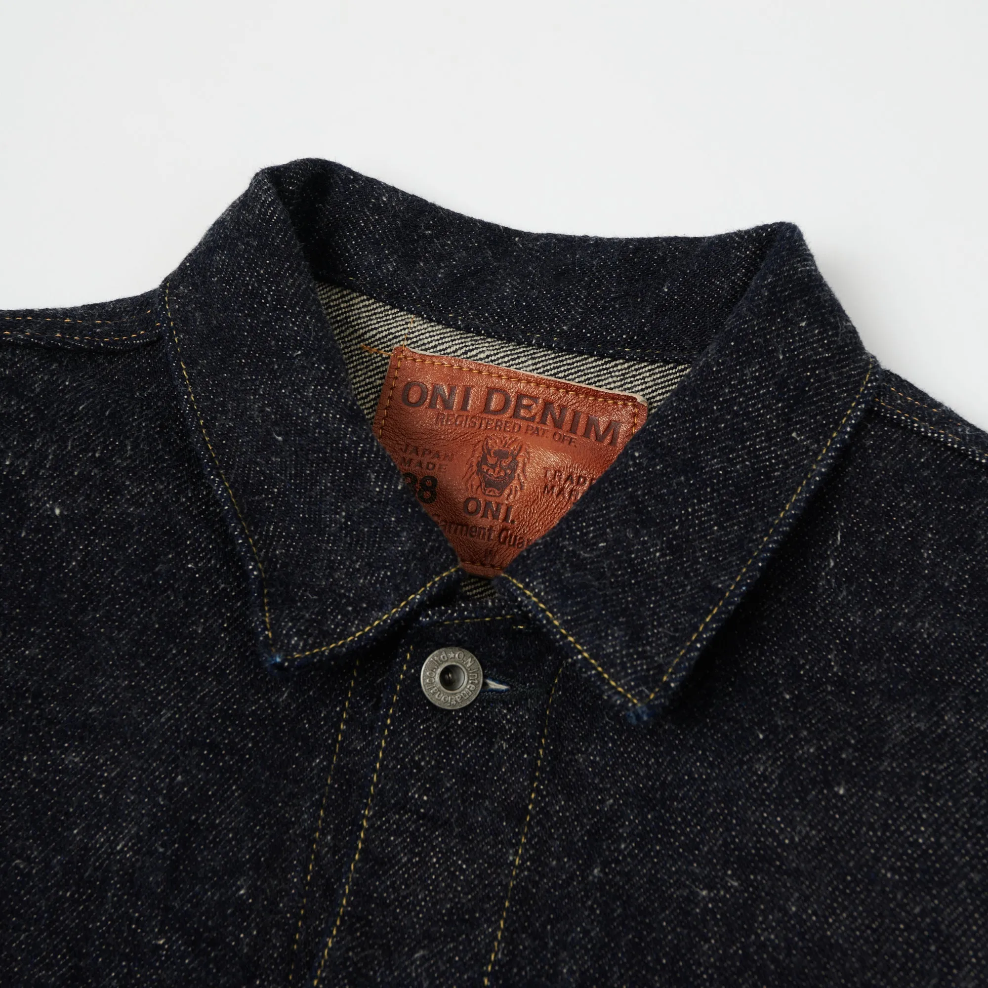 ONI 02516P-DIZR 'Deep Indigo Secret Denim' 20oz. Type II Denim Jacket - Rinsed