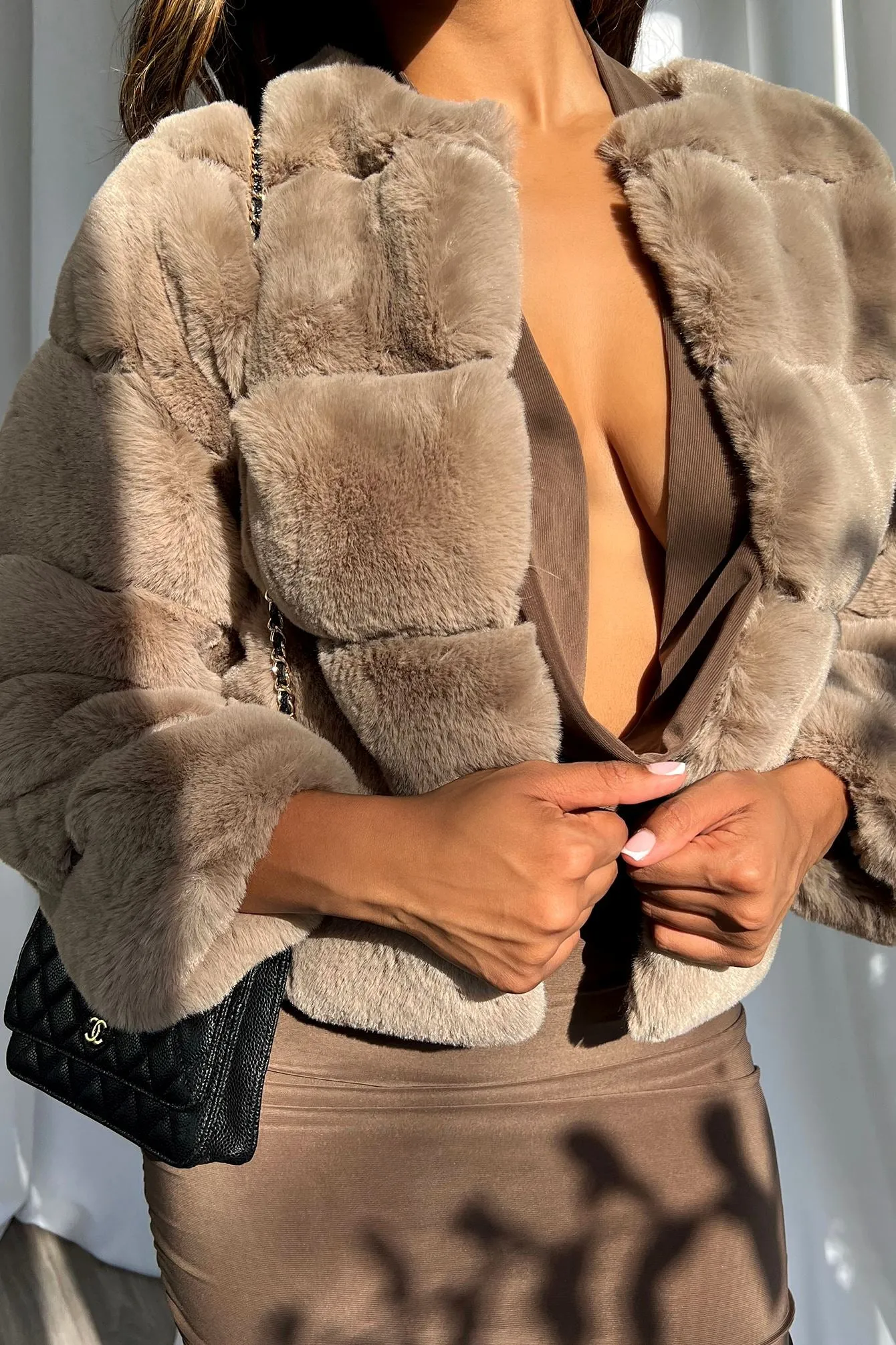 Park Avenue Soft Faux Fur Coat