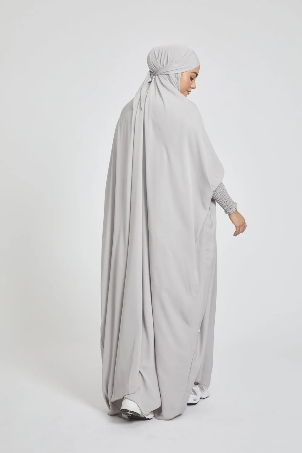 Premium One Piece Full Length Jilbab/ Prayer Abaya - Sand