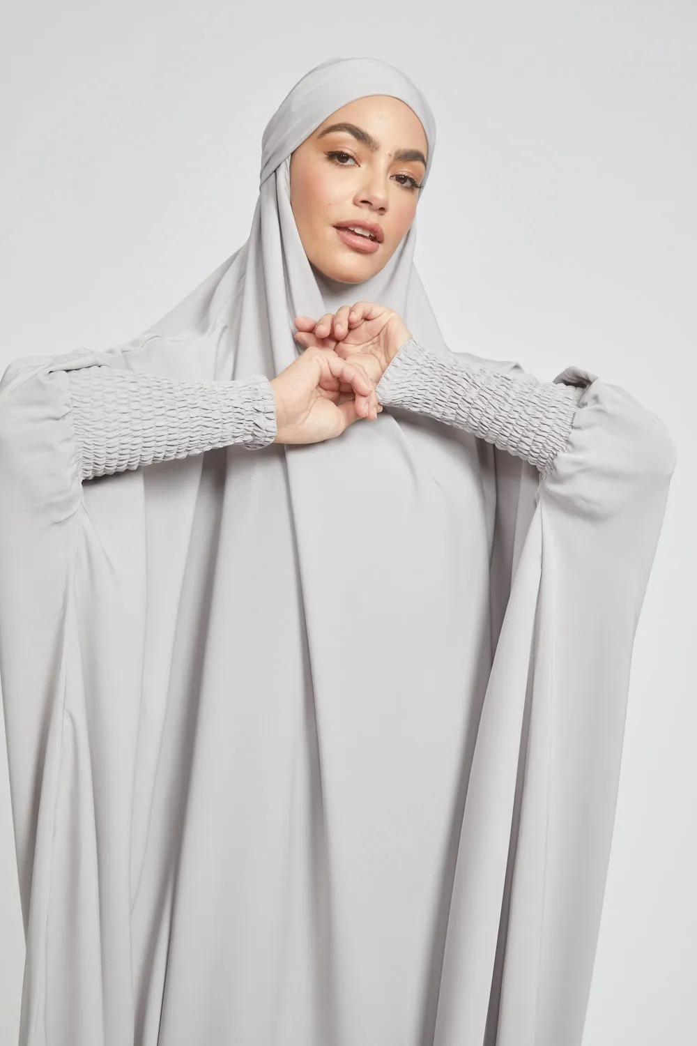 Premium One Piece Full Length Jilbab/ Prayer Abaya - Sand