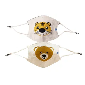 Ultra Breathable Antimicrobial Masks for Kids (Pack of 2)